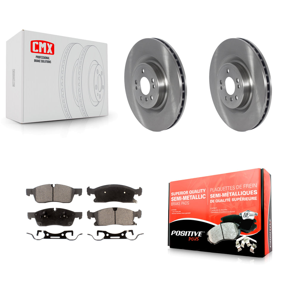 Front Disc Brake Rotors And Semi-Metallic Pads Kit For Mercedes-Benz ML350 GLE350 ML400 GLE400 ML250 GLE300d K8F-103558