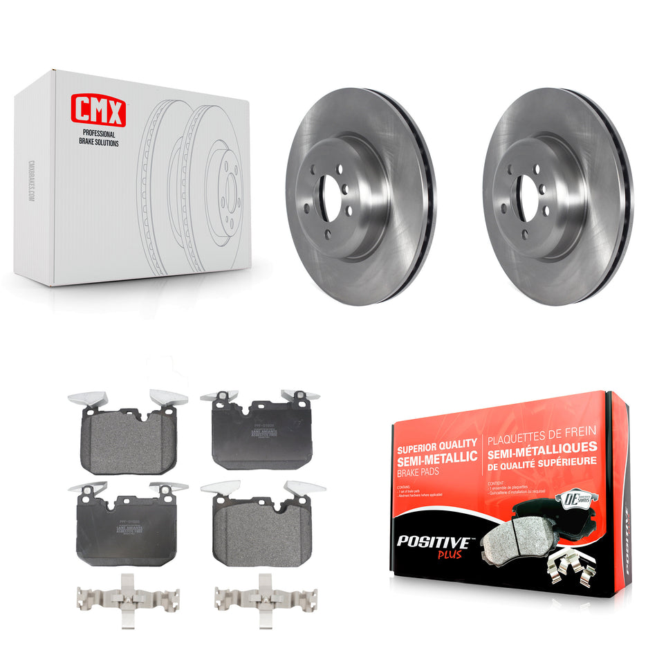 Front Disc Brake Rotors And Semi-Metallic Pads Kit For BMW 335i xDrive 435i 330i 340i 230i 440i Gran Coupe GT M240i ActiveHybrid 3 K8F-103563