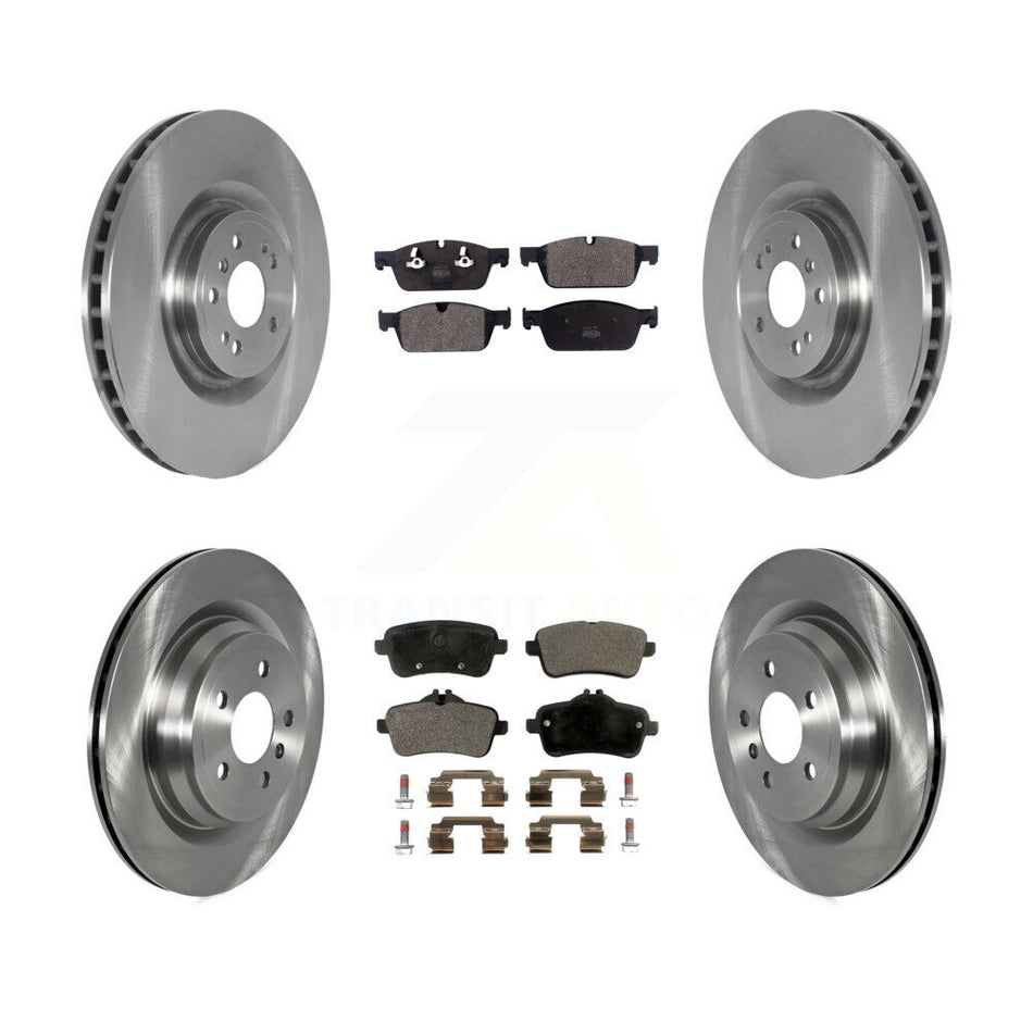 Front Rear Disc Brake Rotors And Semi-Metallic Pads Kit For Mercedes-Benz ML550 GLE550e K8F-103573