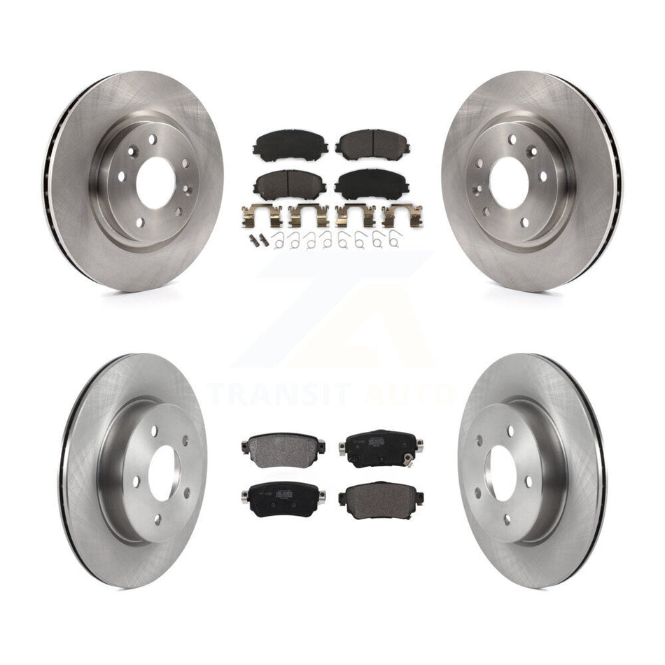 Front Rear Disc Brake Rotors And Semi-Metallic Pads Kit For Nissan Rogue Sport Qashqai K8F-103613