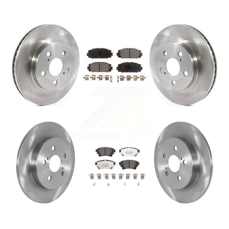 Front Rear Disc Brake Rotors And Semi-Metallic Pads Kit For Toyota Corolla K8F-103809