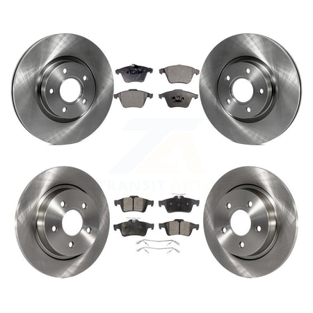 Front Rear Disc Brake Rotors And Semi-Metallic Pads Kit For Volvo S40 K8F-103815
