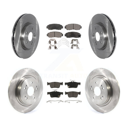 Front Rear Disc Brake Rotors And Semi-Metallic Pads Kit For 2019-2021 Acura RDX K8F-103816