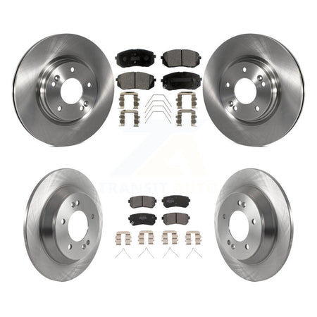 Front Rear Brake Rotor & Semi-Metallic Pad Kit For Hyundai Kona Ultimate Limited with FWD K8F-103868