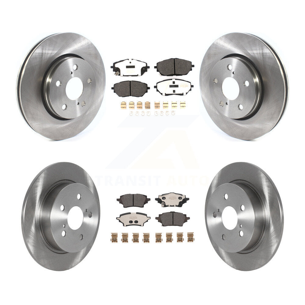Front Rear Disc Brake Rotors And Semi-Metallic Pads Kit For Toyota C-HR K8F-103880