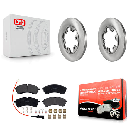 Rear Brake Rotors & Semi-Metallic Pad Kit For Ford Transit-250 Transit-150 Transit-350 HD K8F-103908