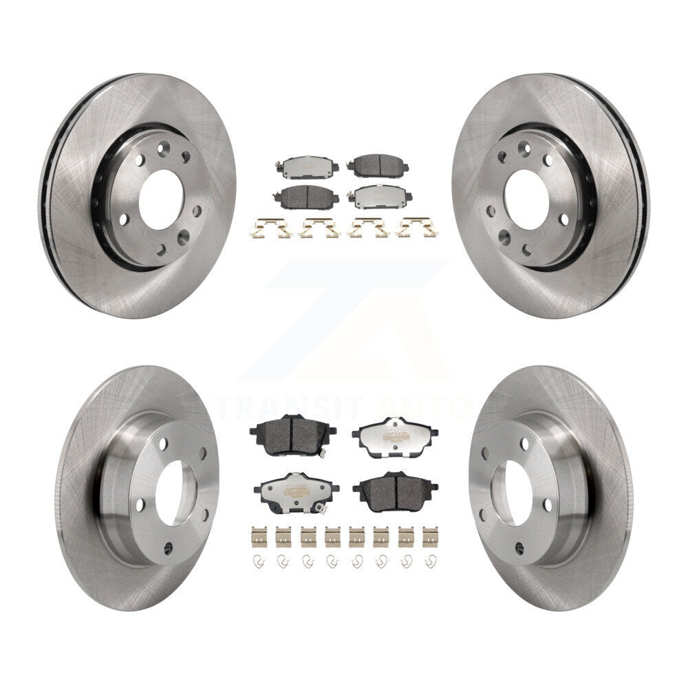 Front Rear Brake Rotor Semi-Metallic Pad Kit For 2020-2023 Nissan Sentra Disc rear brakes K8F-104032