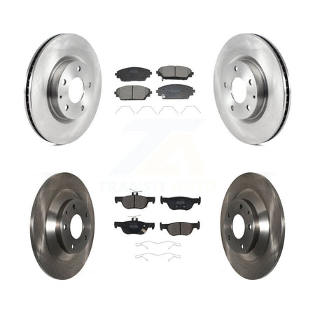 Front Rear Disc Brake Rotors And Semi-Metallic Pads Kit For Mazda CX-30 K8F-104035