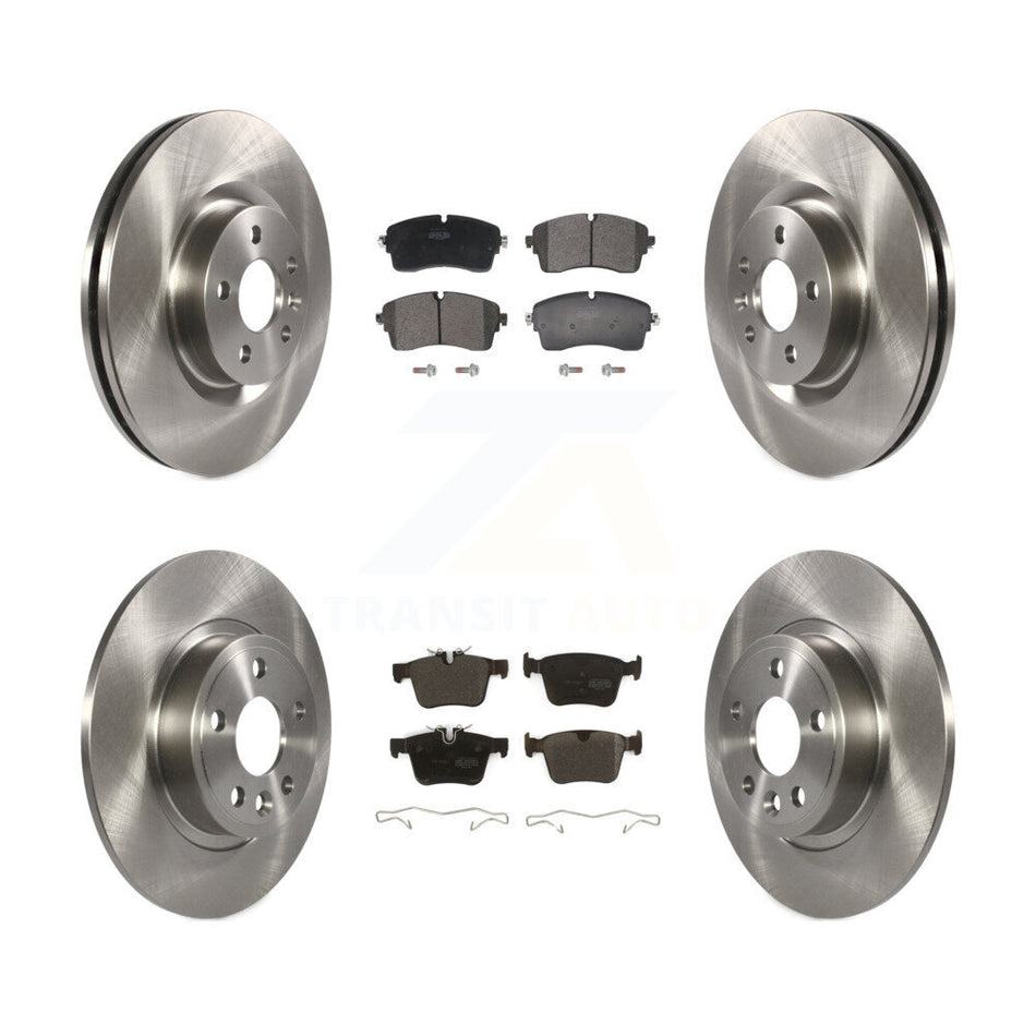 Front Rear Disc Brake Rotors And Semi-Metallic Pads Kit For Jaguar E-Pace K8F-104038