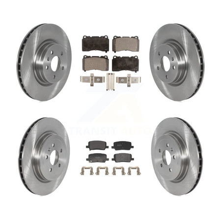 Front Rear Disc Brake Rotors And Semi-Metallic Pads Kit For 2017-2019 Tesla X S K8F-104039