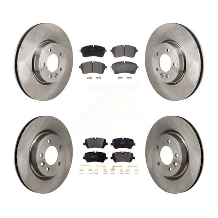 Front Rear Disc Brake Rotors And Semi-Metallic Pads Kit For Land Rover Discovery Range K8F-104124