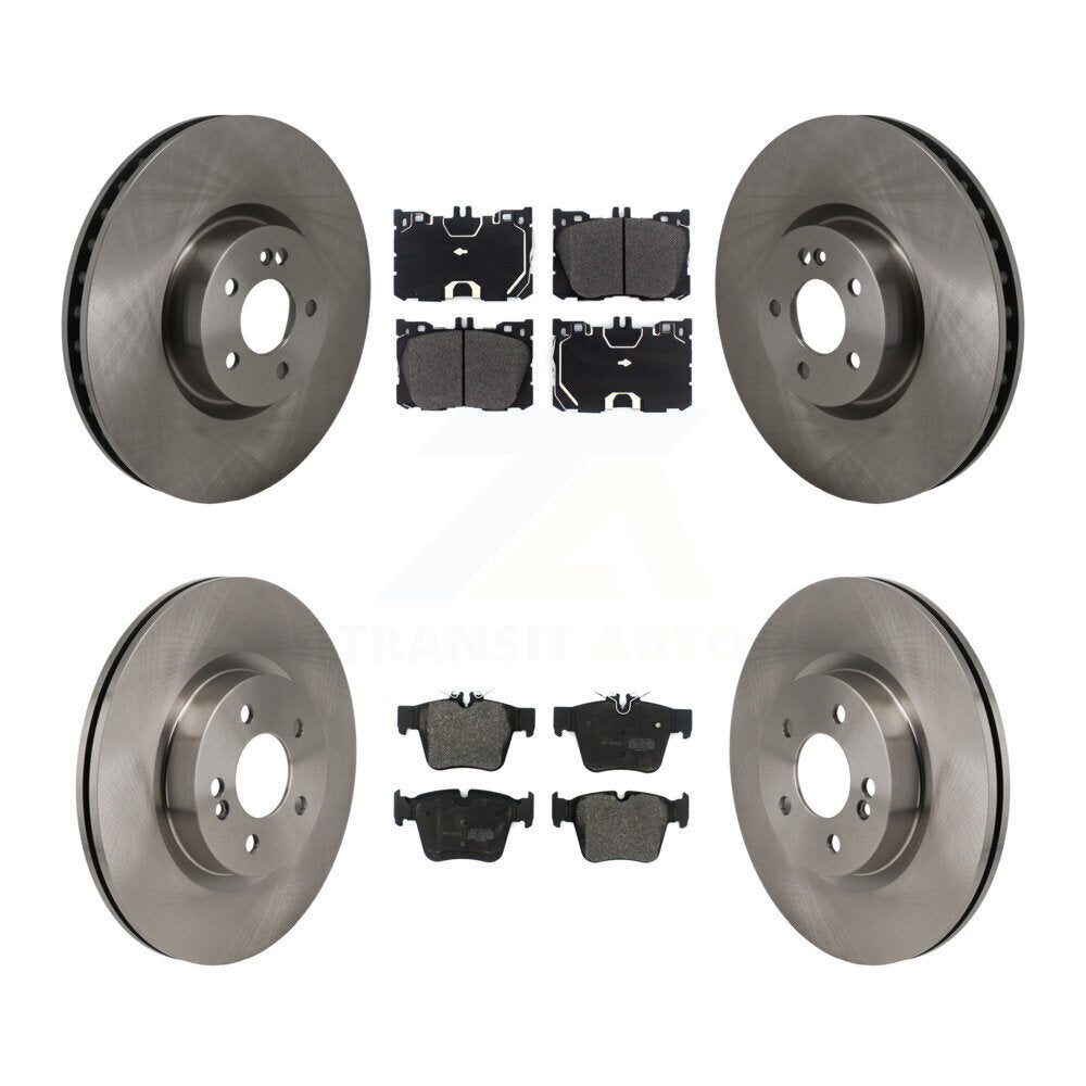 Front Rear Brake Rotor Semi-Metallic Pad Kit For Mercedes-Benz C43 AMG GLC43 C450 GLC350e K8F-104134