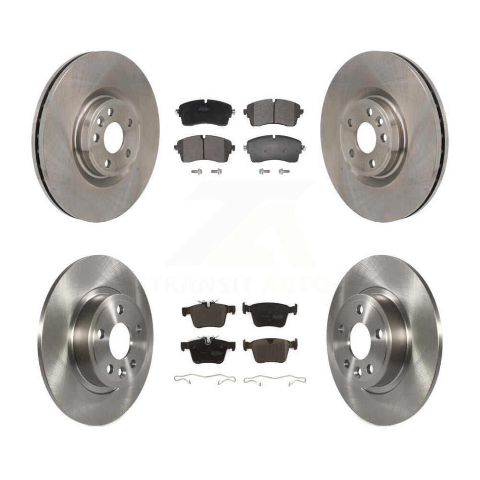 Front Rear Disc Brake Rotors And Semi-Metallic Pads Kit For Jaguar E-Pace K8F-104144