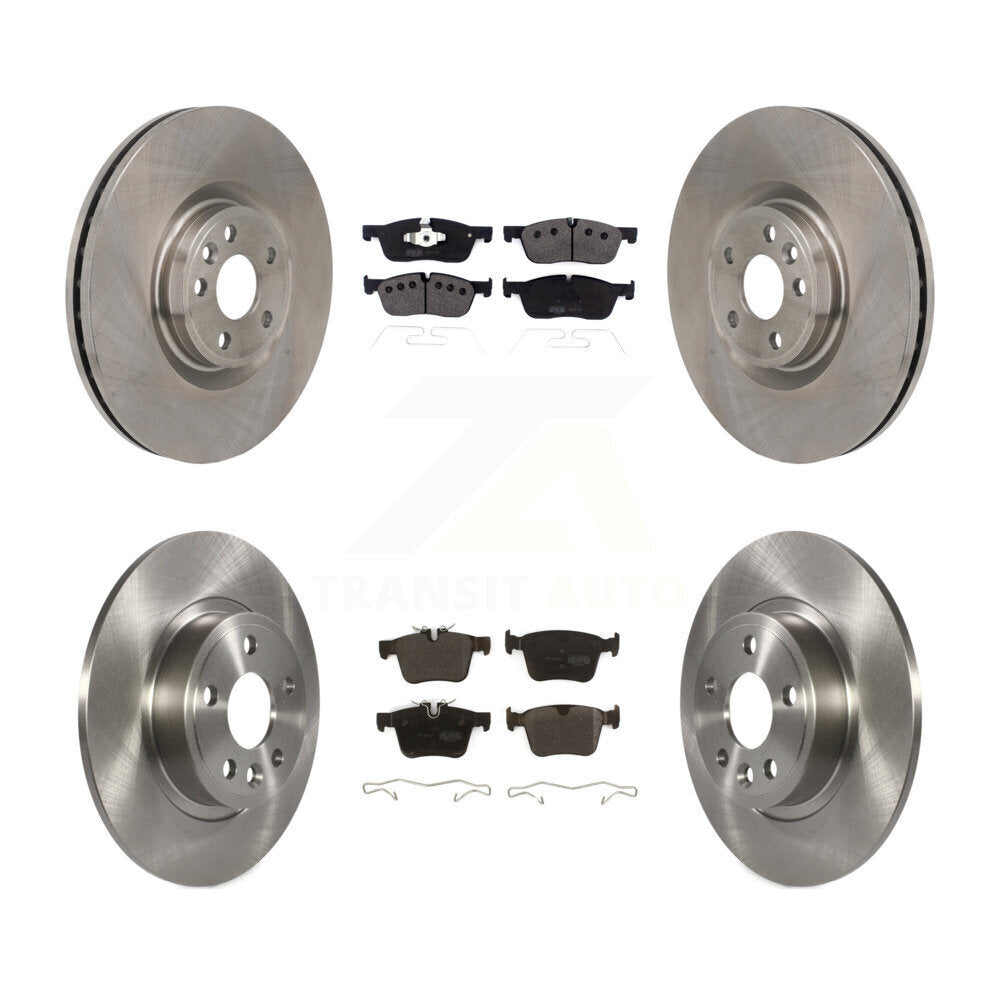 Front Rear Brake Rotor Semi-Metallic Pad Kit For Land Rover Discovery Sport Jaguar E-Pace K8F-104145