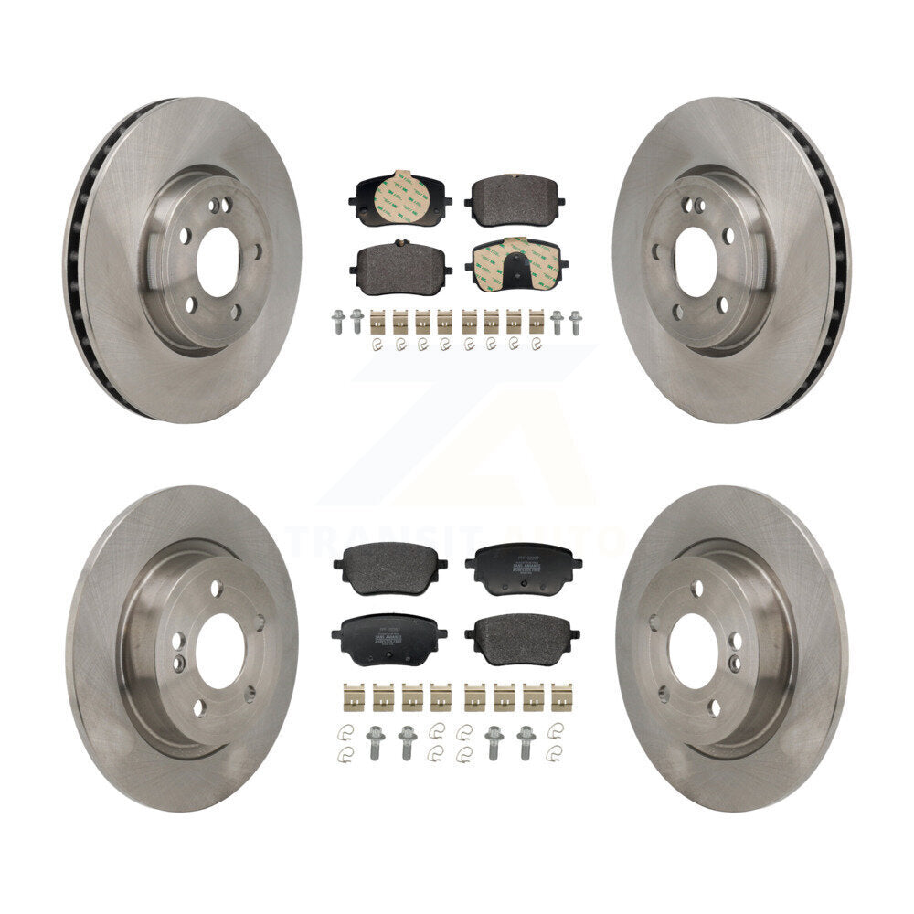 Front Rear Disc Brake Rotors And Semi-Metallic Pads Kit For Mercedes-Benz A220 CLA250 K8F-104157