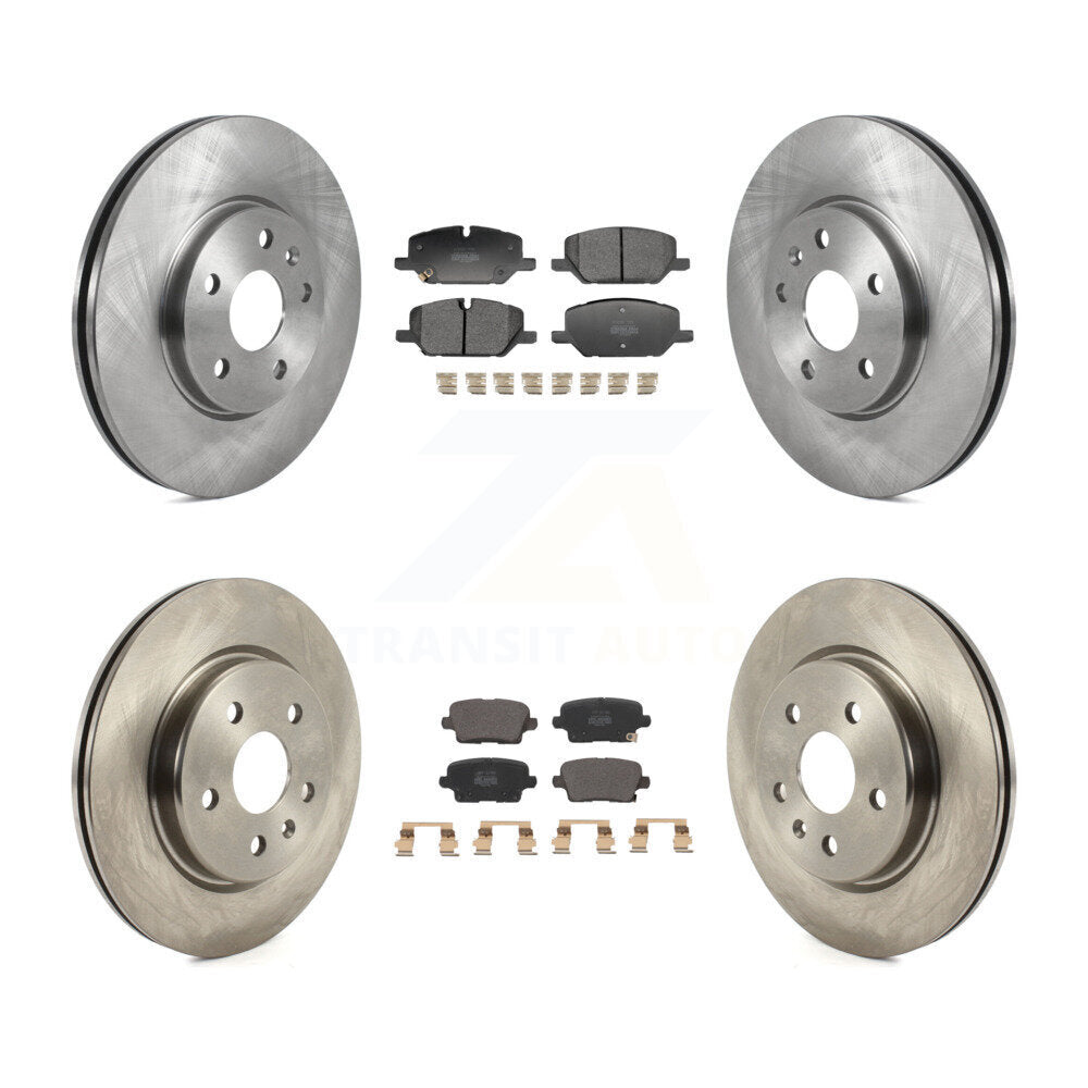 Front Rear Disc Brake Rotors And Semi-Metallic Pads Kit For Buick Envision Cadillac XT4 K8F-104164