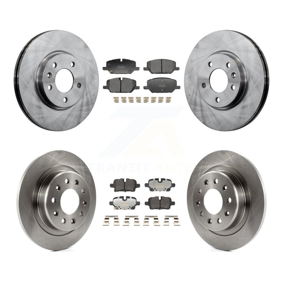 Front Rear Disc Brake Rotors And Semi-Metallic Pads Kit For GMC Terrain K8F-104167