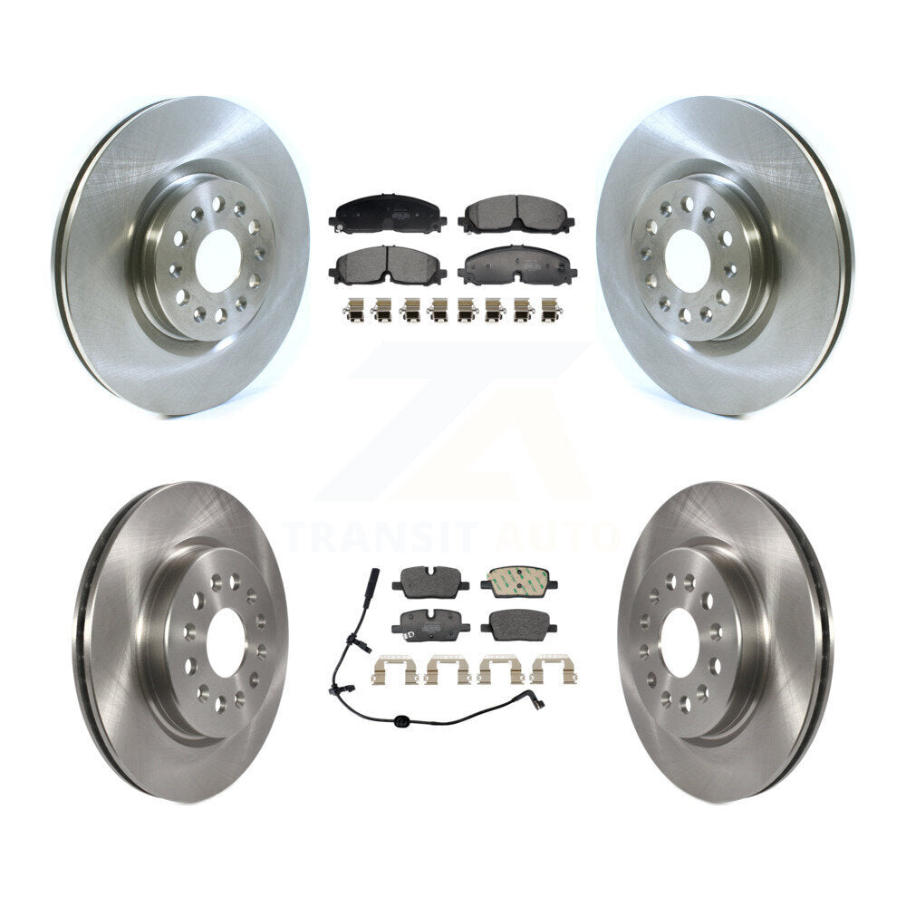 Front Rear Disc Brake Rotor Semi-Metallic Pad Kit For 2021 Cadillac XT5 Buick Enclave XT6 K8F-104170