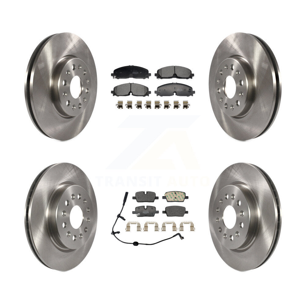 Front Rear Brake Rotor And Semi-Metallic Pad Kit For Chevrolet Traverse Blazer GMC Acadia K8F-104171