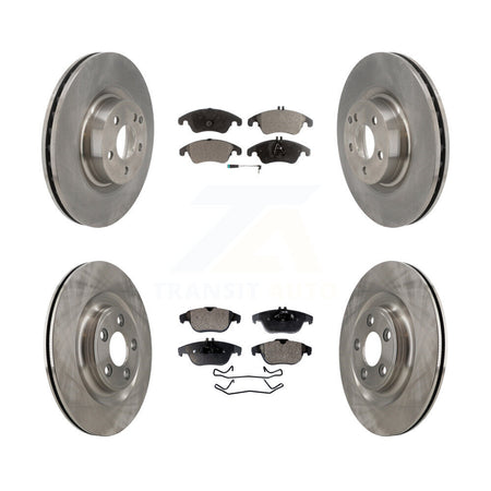 Front Rear Disc Brake Rotors And Semi-Metallic Pads Kit For Mercedes-Benz E400 K8F-104210