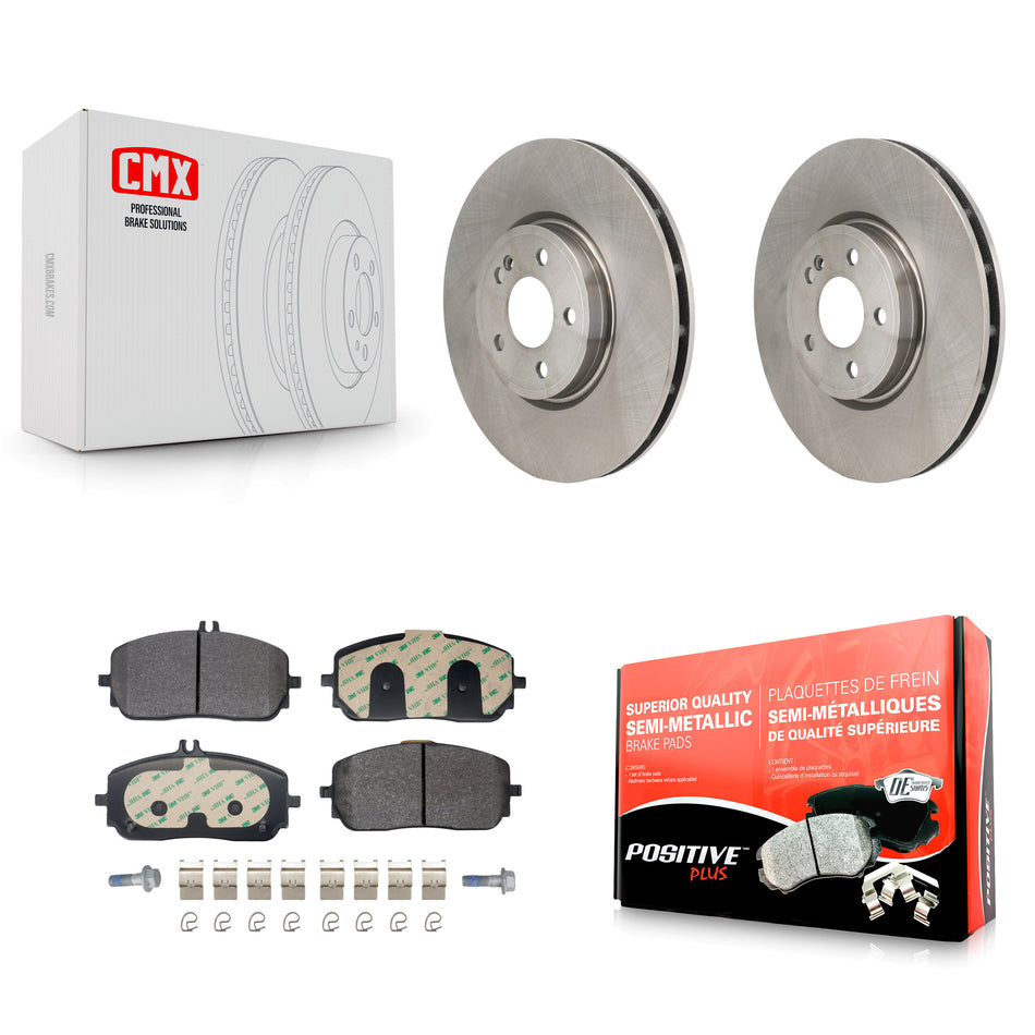 Front Brake Rotors Semi-Metallic Pad Kit For Mercedes-Benz GLB250 GLA250 A220 CLA250 A250 K8F-104237