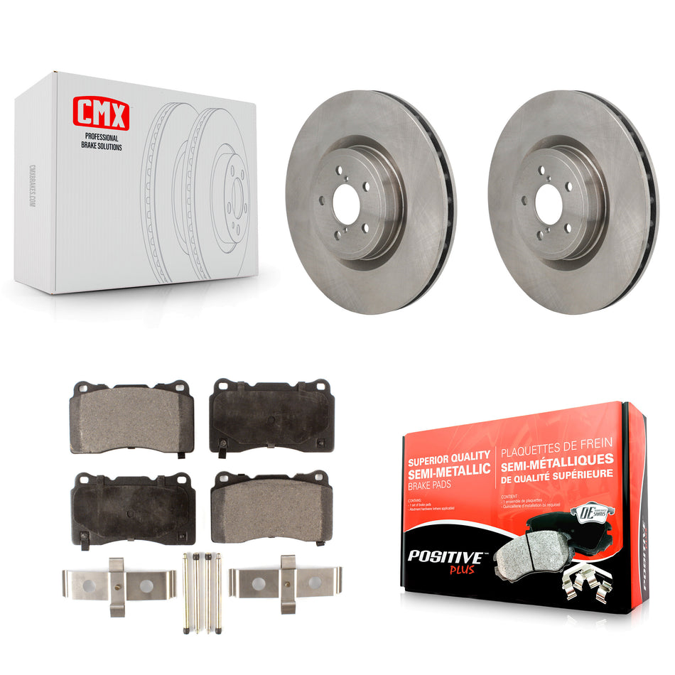 Front Disc Brake Rotors And Semi-Metallic Pads Kit For Subaru BRZ Impreza Toyota 86 K8F-104252