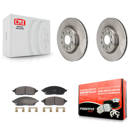Front Disc Brake Rotors And Semi-Metallic Pads Kit For Jeep Grand Cherokee L K8F-104264