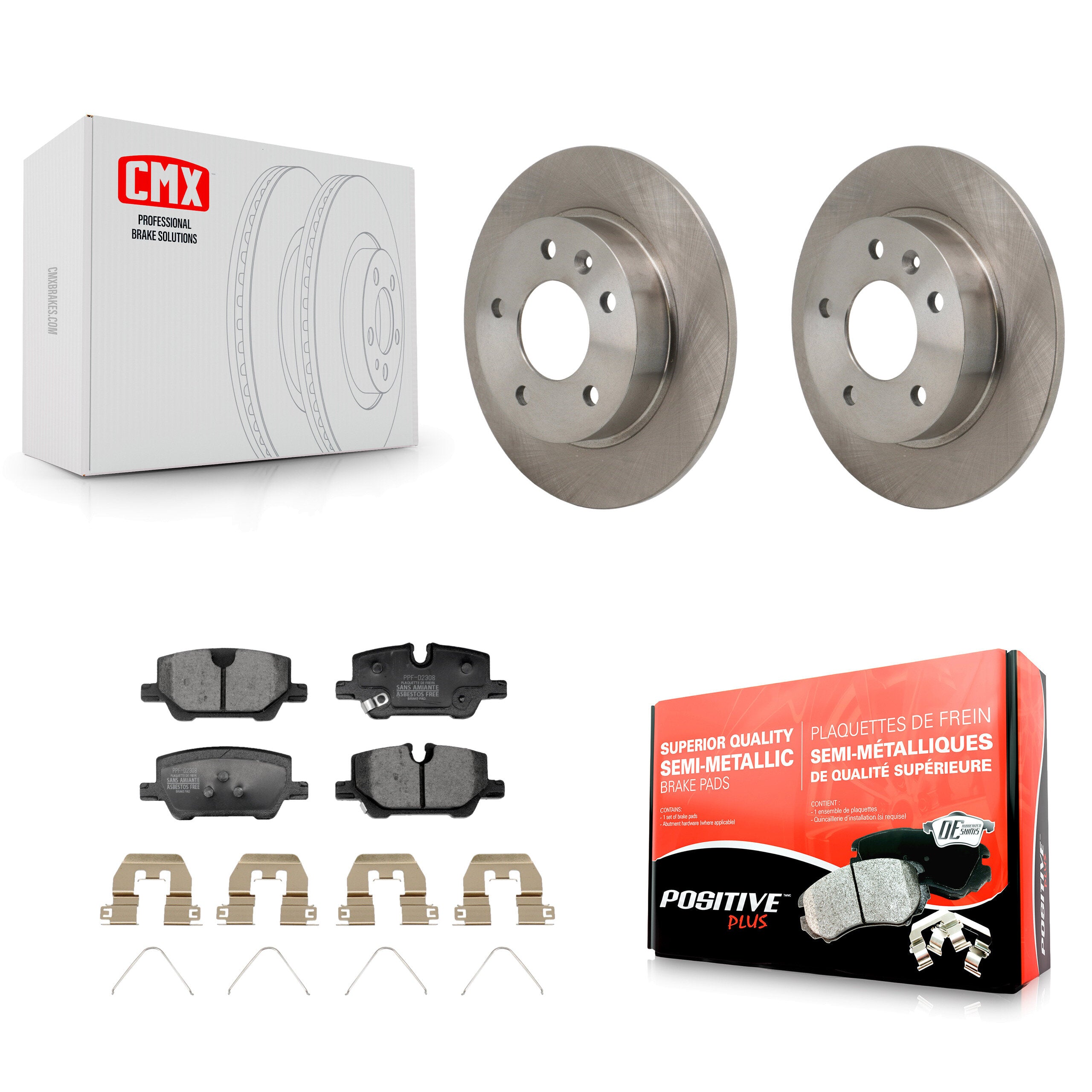 Rear Disc Brake Rotor And Semi-Metallic Pad Kit For Chevrolet Trailblazer Buick Encore GX K8F-104277