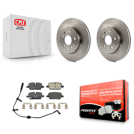 Rear Brake Rotor & Semi-Metallic Pad Kit For Cadillac CT5 With Single Piston Caliper K8F-104279
