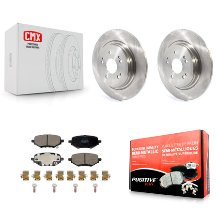 Rear Disc Brake Rotors And Semi-Metallic Pads Kit For Honda HR-V Clarity K8F-104294