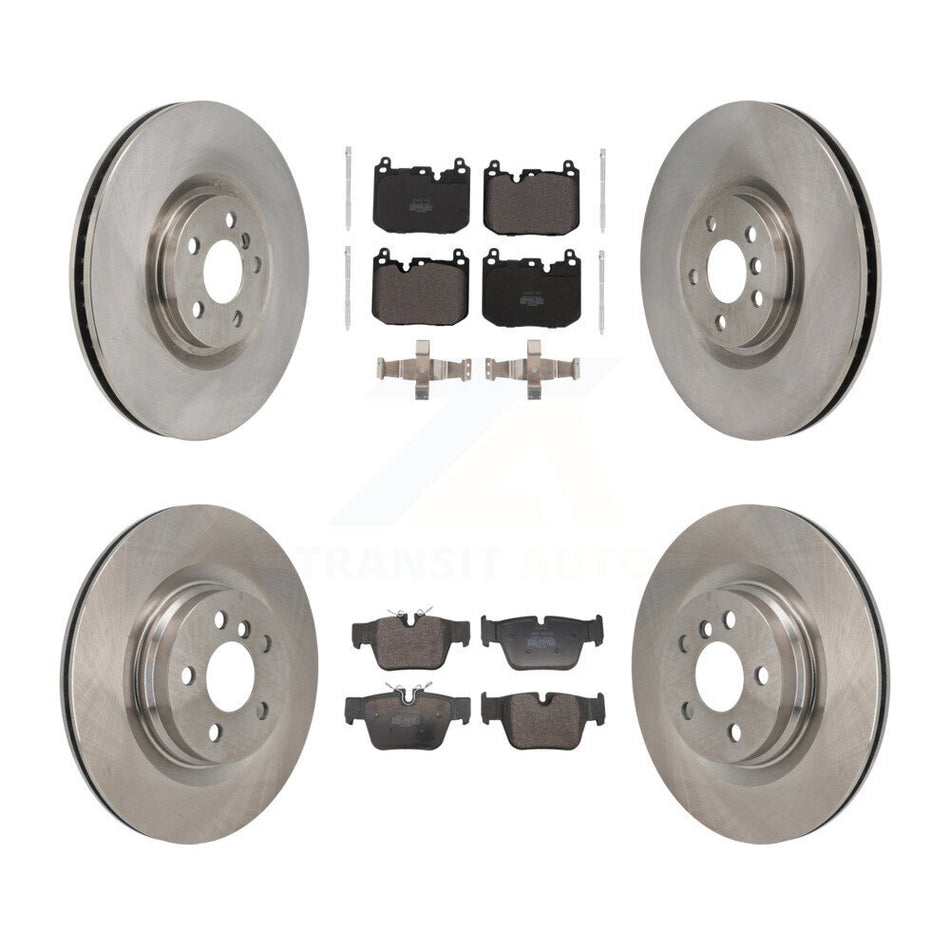 Front Rear Disc Brake Rotors & Semi-Metallic Pad Kit (6Pc) For BMW X2 Mini Cooper Clubman K8F-104371