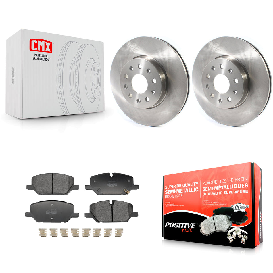 Front Disc Brake Rotors And Semi-Metallic Pads Kit For Chevrolet Camaro LT K8F-105106