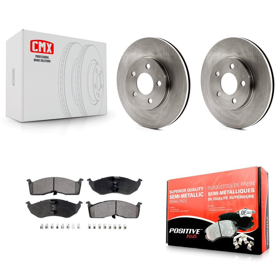 Front Disc Brake Rotors And Semi-Metallic Pad Kit For Neon Dodge Chrysler Plymouth SX 2.0 K8F-105149