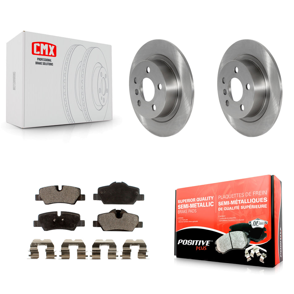 Rear Brake Rotor & Semi-Metallic Pad Kit For 20-22 Mini Cooper BATTERY EV (EV BEV) engine K8F-105158
