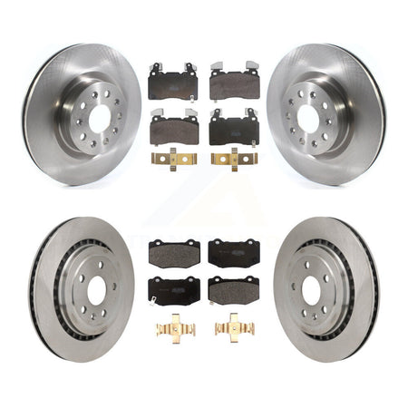 Front Rear Brake Rotor Semi-Metallic Pad Kit For 2016 Chevrolet Camaro With Brembo Brakes K8F-105184