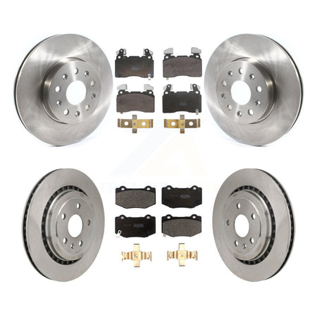 Front Rear Brake Rotor Semi-Metallic Pad Kit For 2016 Chevrolet Camaro With Brembo Brakes K8F-105185