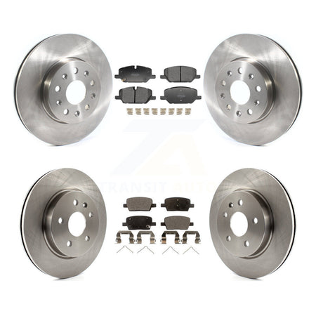 Front Rear Disc Brake Rotors And Semi-Metallic Pads Kit For Chevrolet Camaro LT K8F-105188