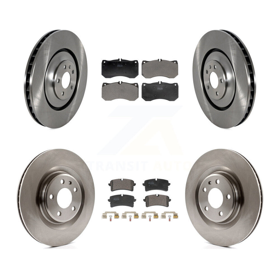 Front Rear Disc Brake Rotors And Semi-Metallic Pads Kit For Audi A7 Quattro K8F-105197