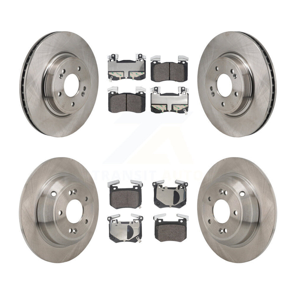Front Rear Brake Rotor Semi-Metallic Pad Kit For 2023 Genesis G70 2.0L With Brembo Brakes K8F-105198