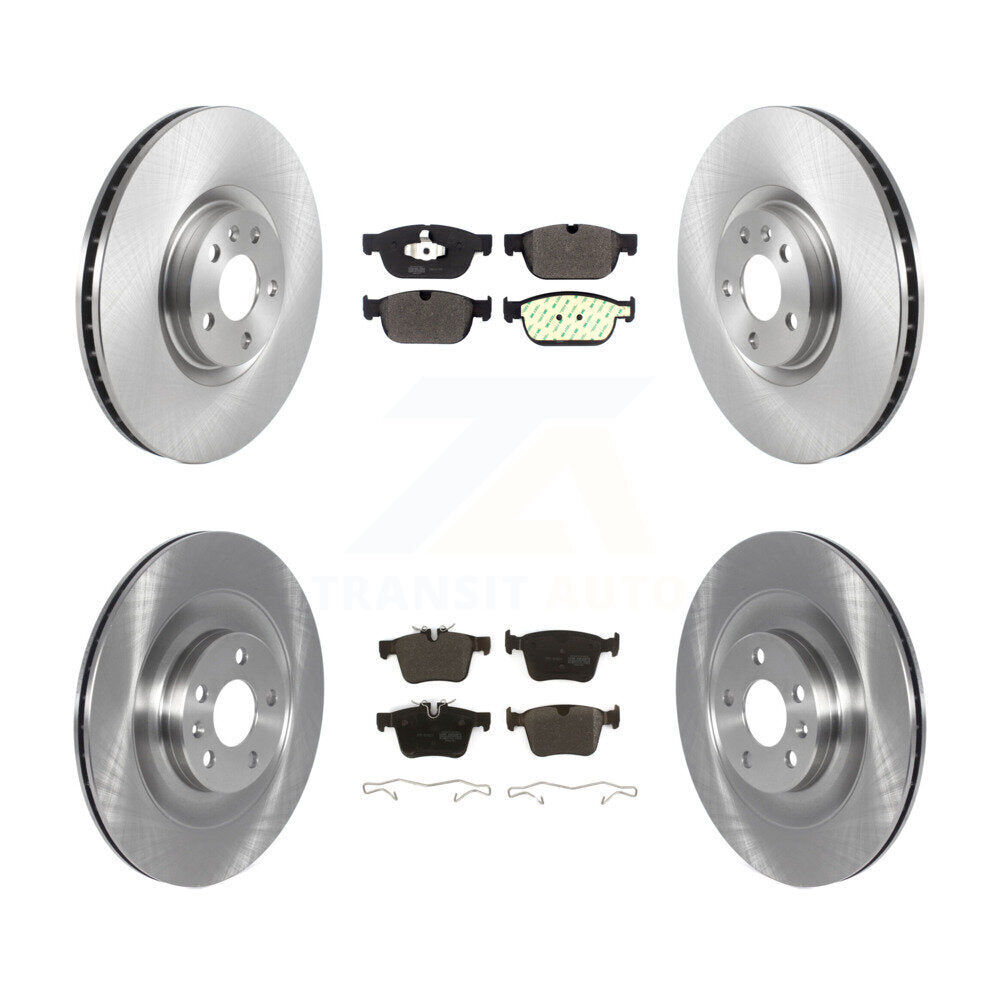 Front Rear Disc Brake Rotors And Semi-Metallic Pads Kit For Volvo XC40 Recharge C40 K8F-105205
