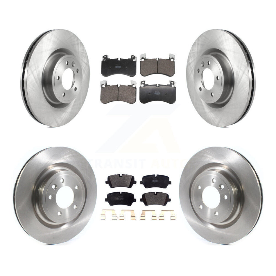 Front Rear Disc Brake Rotors And Semi-Metallic Pads Kit For Land Rover Discovery K8F-105226