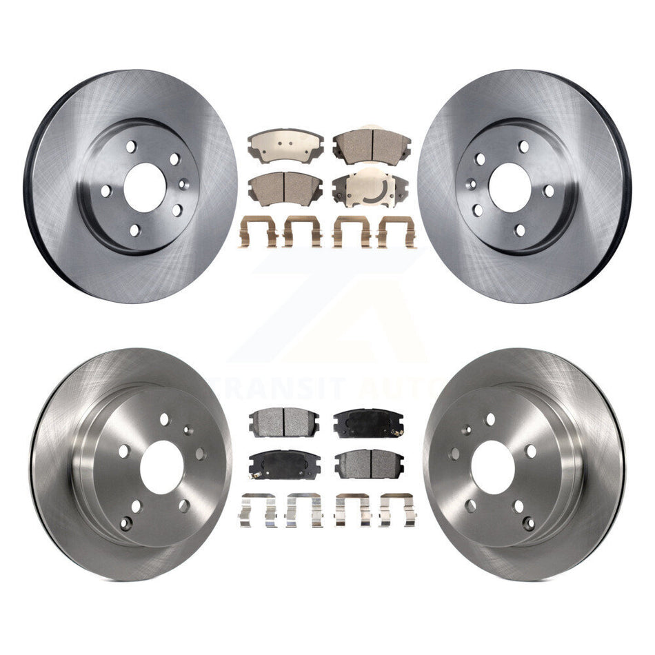 Front Rear Disc Brake Rotors And Semi-Metallic Pads Kit For GMC Terrain K8F-105233