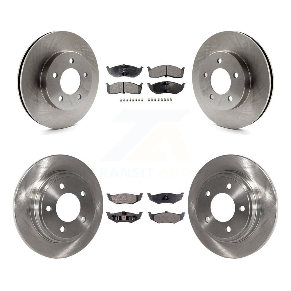 Front Rear Brake Rotor Semi-Metallic Pad Kit For Intrepid Dodge Chrysler Concorde LHS New K8F-105239