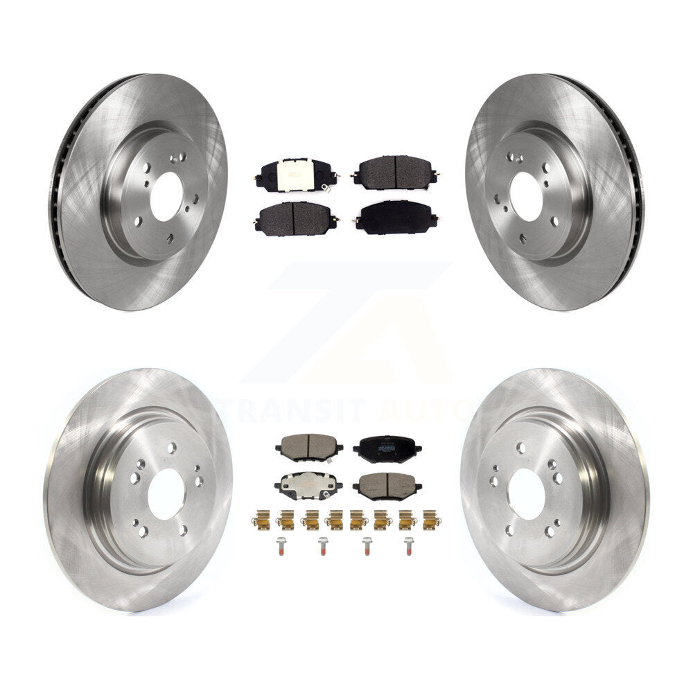 Front Rear Disc Brake Rotors And Semi-Metallic Pads Kit For 2023 Honda HR-V K8F-105242