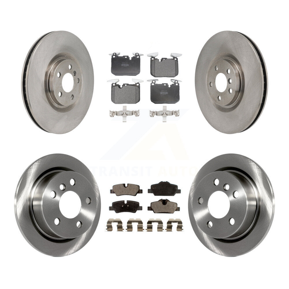 Front Rear Disc Brake Rotors And Semi-Metallic Pads Kit (6Pc) For Mini Cooper K8F-105413