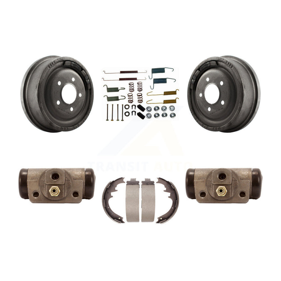 Rear Brake Drum Shoes Spring And Cylinders Kit For Ford Ranger Mazda B3000 B2500 B4000 B2300 With 10" Diameter K8N-100240