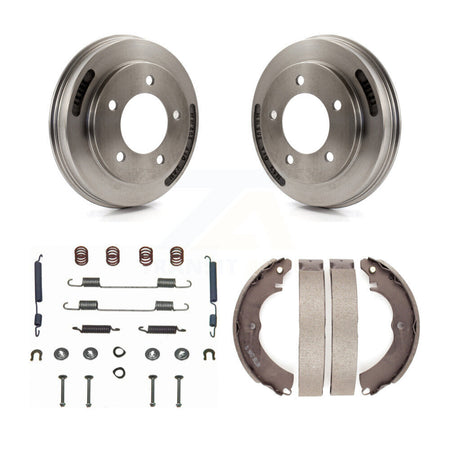 Rear Brake Drum Shoes Spring Kit For 2007 Mitsubishi Lancer ES LS With 16" Factory Wheels K8N-100388
