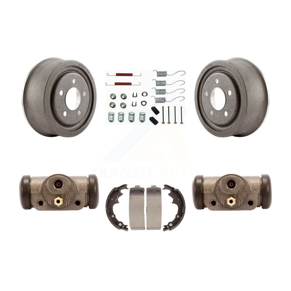Rear Brake Drum Shoes Spring And Cylinders Kit For Jeep Wrangler Cherokee With 9" Diameter 4-Wheel ABS K8N-100405