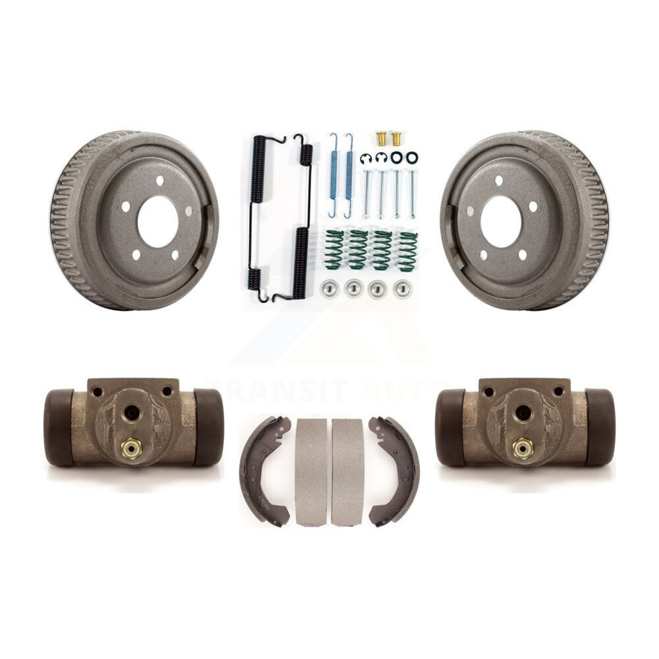 Rear Brake Drum Shoes Spring And Cylinders Kit For 1988-1991 C1500 Chevrolet GMC With Heavy Duty Brakes 2 doors with Extended Cab Pickup K8N-100407