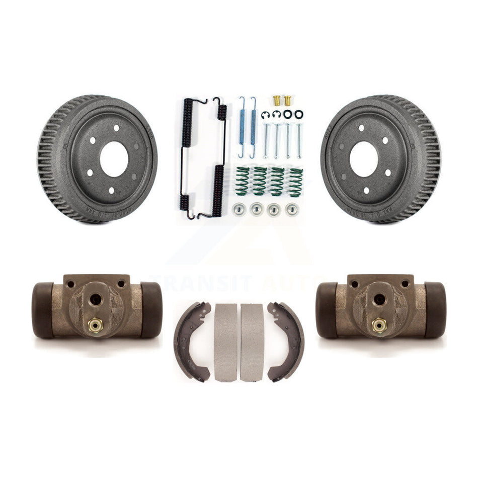 Rear Brake Drum Shoes Spring And Cylinders Kit For 1992-1999 Chevrolet K1500 With 10" Diameter K8N-100410